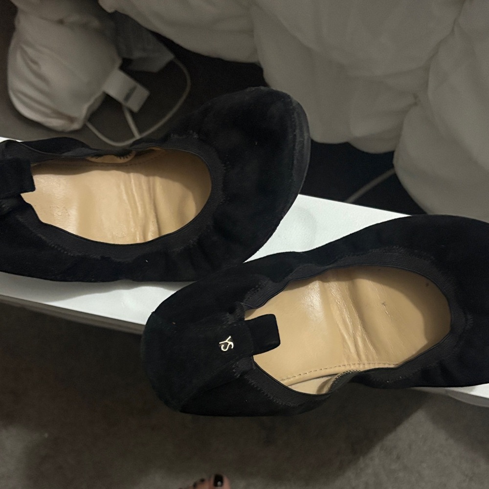 Yosi Samra Black Women's Flats